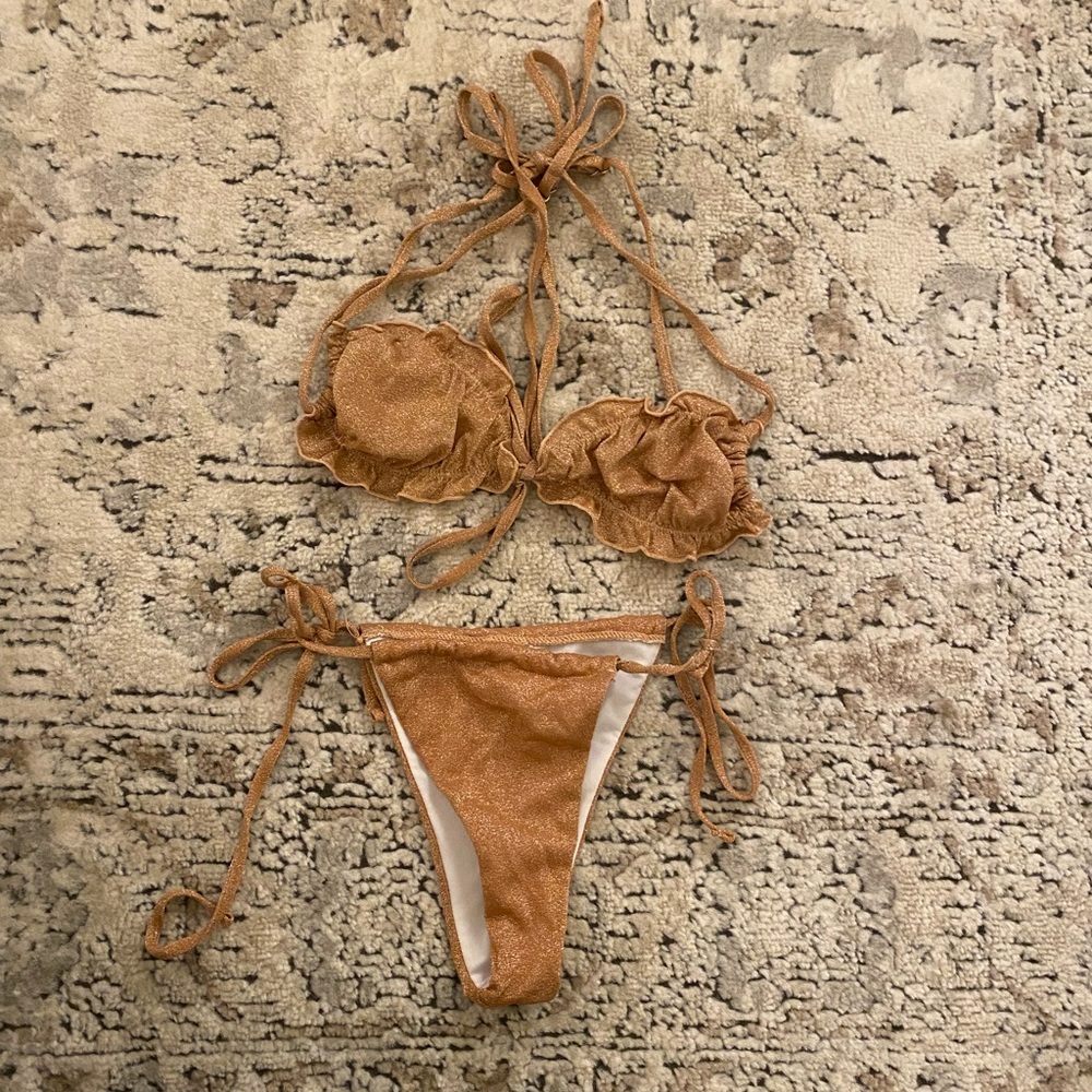 Shein sparkle bikini